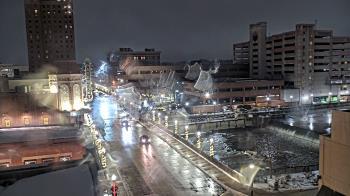 Weather camera view of City of Aurora IL.