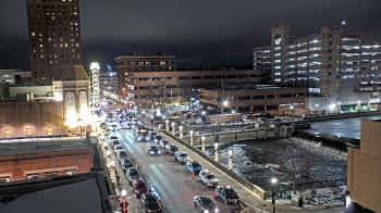 Weather camera view of City of Aurora IL.