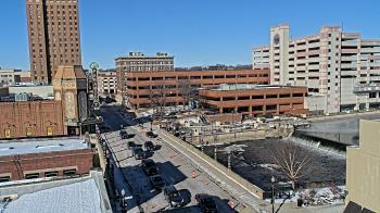 Weather camera view of City of Aurora IL.