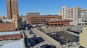 Weather camera view of City of Aurora IL.