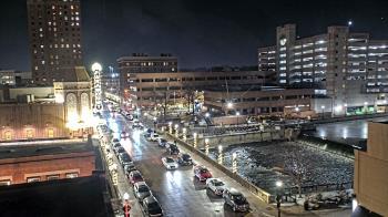 Weather camera view of City of Aurora IL.