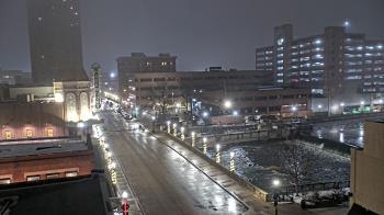 Weather camera view of City of Aurora IL.