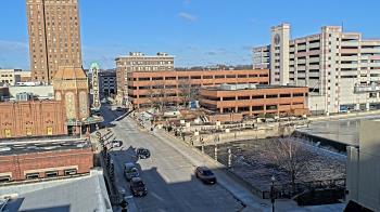 Weather camera view of City of Aurora IL.