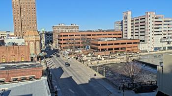 Weather camera view of City of Aurora IL.
