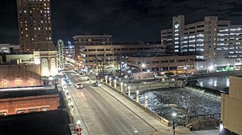 Weather camera view of City of Aurora IL.