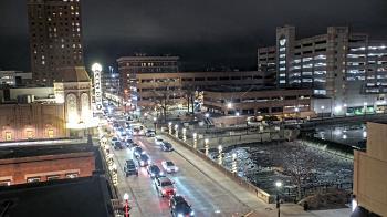Weather camera view of City of Aurora IL.