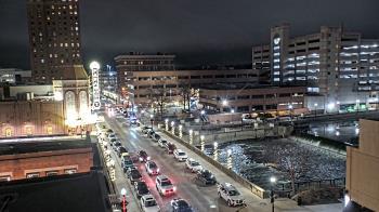 Weather camera view of City of Aurora IL.