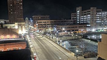 Weather camera view of City of Aurora IL.