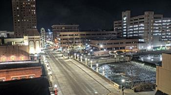 Weather camera view of City of Aurora IL.