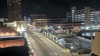 Weather camera view of City of Aurora IL.