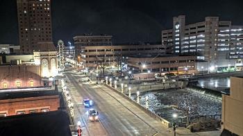 Weather camera view of City of Aurora IL.