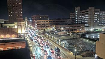 Weather camera view of City of Aurora IL.