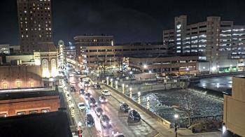 Weather camera view of City of Aurora IL.