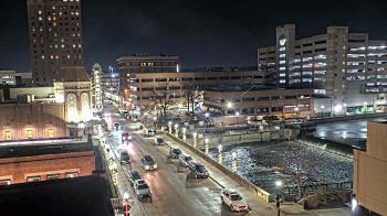 Weather camera view of City of Aurora IL.