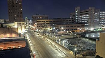 Weather camera view of City of Aurora IL.