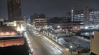 Weather camera view of City of Aurora IL.