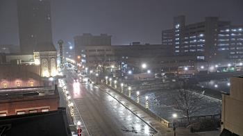Weather camera view of City of Aurora IL.