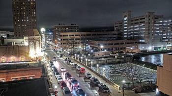 Weather camera view of City of Aurora IL.