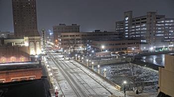 Weather camera view of City of Aurora IL.