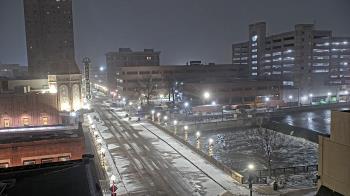 Weather camera view of City of Aurora IL.