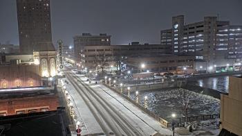 Weather camera view of City of Aurora IL.