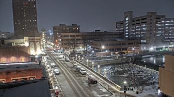 Weather camera view of City of Aurora IL.