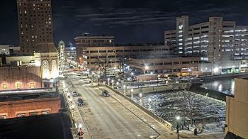 Weather camera view of City of Aurora IL.