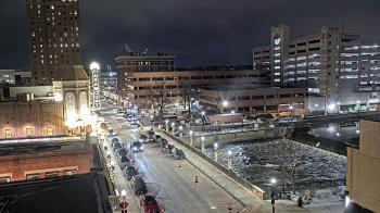 Weather camera view of City of Aurora IL.