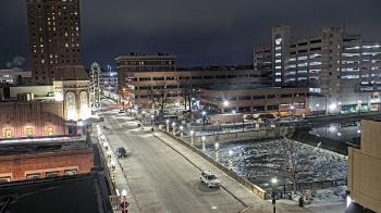 Weather camera view of City of Aurora IL.