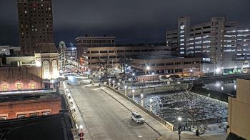 Weather camera view of City of Aurora IL.