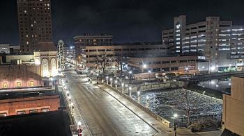 Weather camera view of City of Aurora IL.