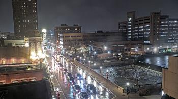 Weather camera view of City of Aurora IL.