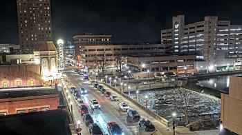 Weather camera view of City of Aurora IL.