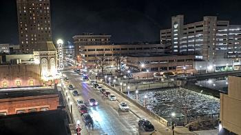 Weather camera view of City of Aurora IL.