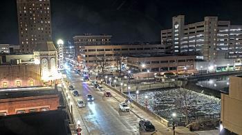 Weather camera view of City of Aurora IL.
