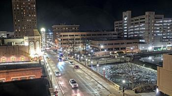Weather camera view of City of Aurora IL.