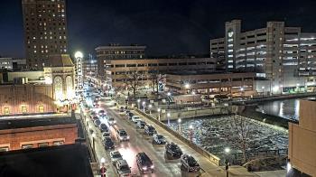 Weather camera view of City of Aurora IL.
