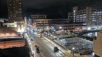 Weather camera view of City of Aurora IL.