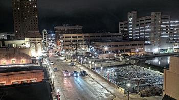 Weather camera view of City of Aurora IL.