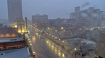 Weather camera view of City of Aurora IL.