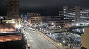 Weather camera view of City of Aurora IL.