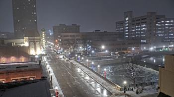 Weather camera view of City of Aurora IL.