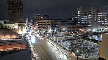 Weather camera view of City of Aurora IL.