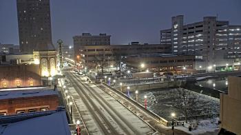 Weather camera view of City of Aurora IL.
