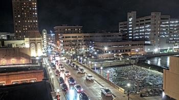 Weather camera view of City of Aurora IL.