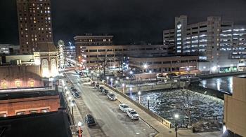 Weather camera view of City of Aurora IL.