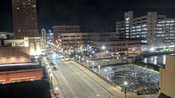 Weather camera view of City of Aurora IL.