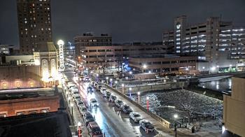 Weather camera view of City of Aurora IL.