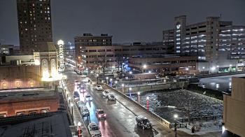 Weather camera view of City of Aurora IL.
