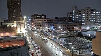 Weather camera view of City of Aurora IL.